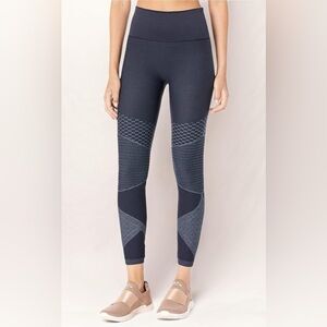 Spanx Seamless Moto‎ Leggings Indigo Sky Size S